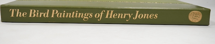 Folio Society - Campbell, Bruce - The Bird Paintings of Henry Jones, no. 166 of 500 copies, with 24 colour plates by Henry Jones, oblong folio, original green half morocco, gilt, brown cloth slip case, gilt arms of the Z